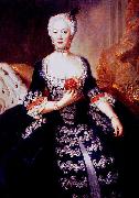 antoine pesne Portrait of Elisabeth Christine von Braunschweig-Bevern USA oil painting artist